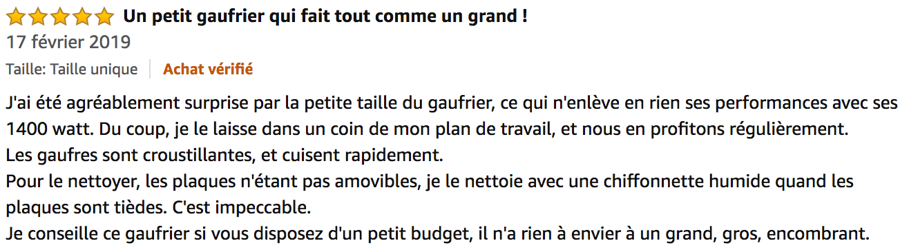 commentaire Domo DO-9047W